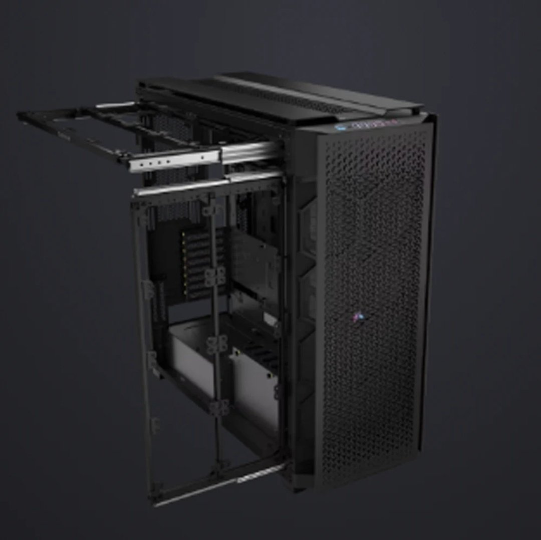 Radiators, High‑airflow, Accommodates up to 6x SSDs and 5x HDDs - Image 4