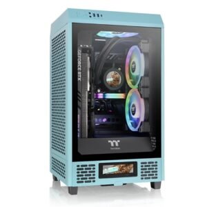 Thermaltake The Tower 200 Turquoise Mini Chassis PC Case