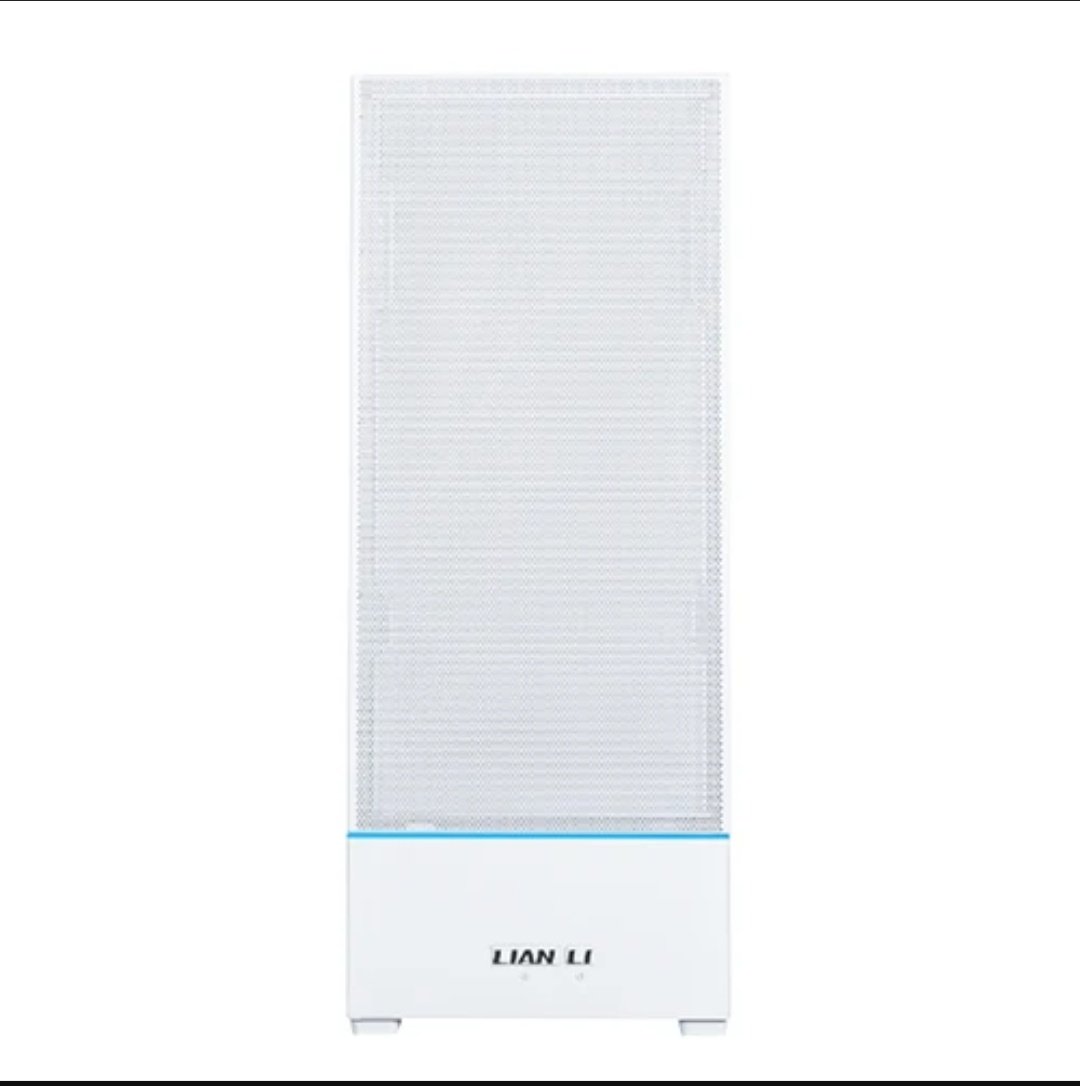 LIAN LI SUP01X ATX Gaming Case White, Medium Case, 4.0mm Tempered Glass, 3×120mm PWM fans, PCIE 4.0, I/O Ports - Image 4