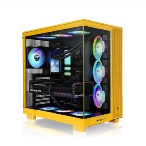 Thermaltake View 380 XL TG ARGB Bumblebee Mid Tower Chassis PC Case.