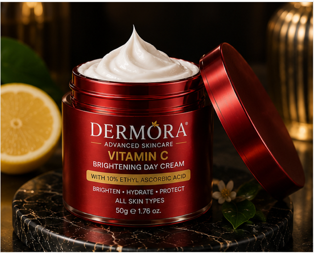 Dermora Vitamin C Brightening Day Cream SPF 30 – Advanced Skincare Formula - Image 5