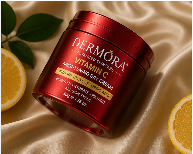 Dermora Vitamin C Brightening Day Cream SPF 30 – Advanced Skincare Formula - Image 4