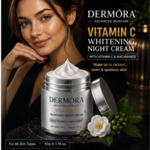 Dermora Vitamin C Whitening Night Cream with Niacinamide