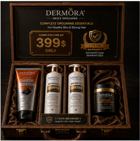 Dermora Complete Grooming Essentials Kit for Men | Premium Grooming Collection - Image 5