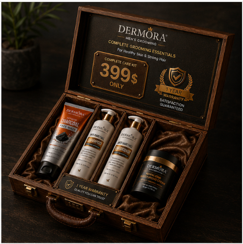 Dermora Complete Grooming Essentials Kit for Men | Premium Grooming Collection - Image 4
