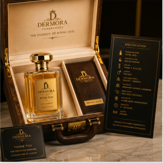 Dermora Royal Oud Luxury Eau De Perfume - Image 4