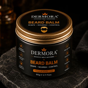 Dermora Premium Beard Balm for Men – Shape, Nourish & Control (60g)