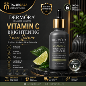 Dermora Vitamin C Brightening Face Serum with Hyaluronic Acid – Advanced Skincare