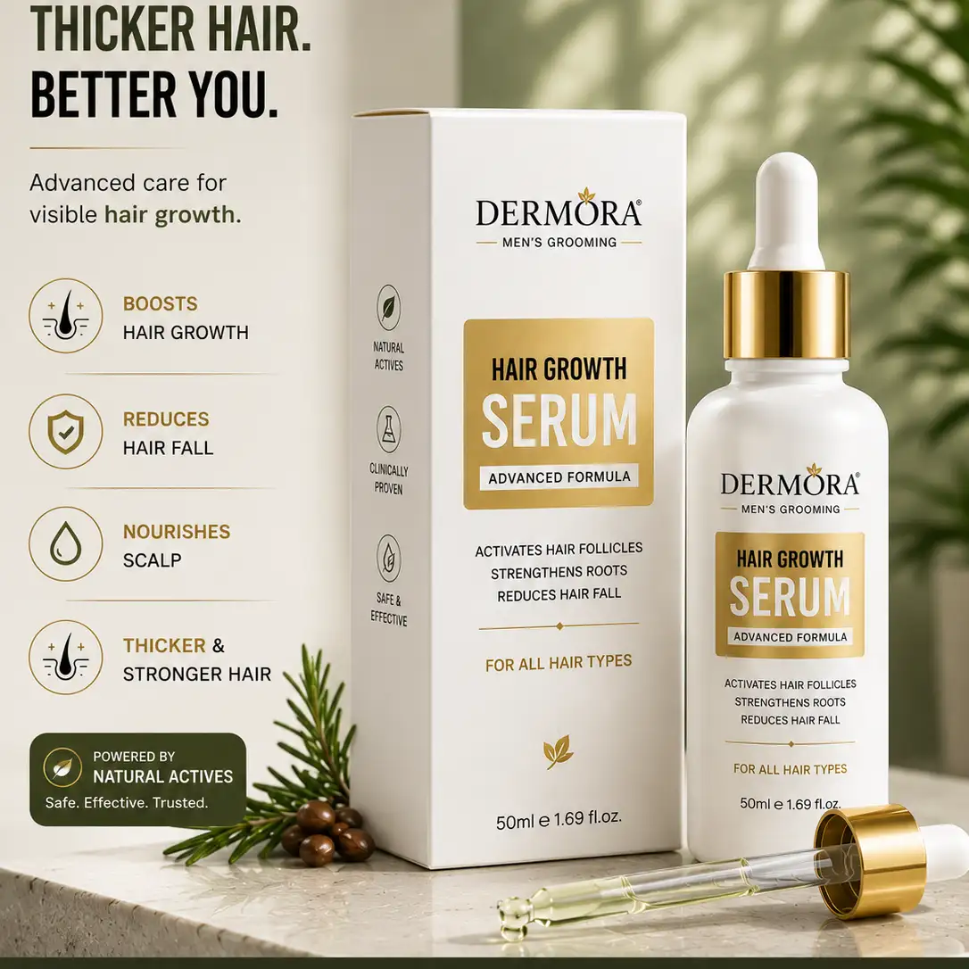 Dermora Hair Growth Serum – Advanced Hair Growth Formula